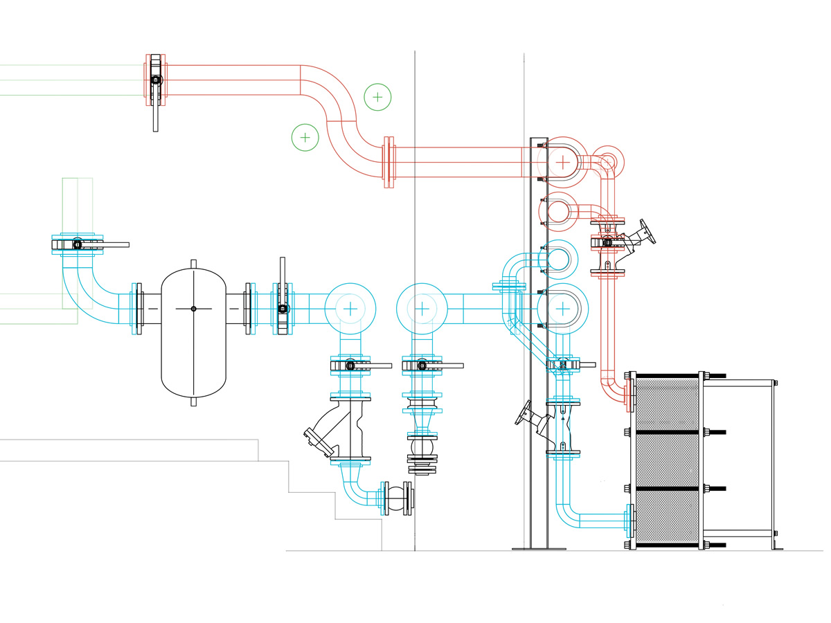 Plant room installation, Westminster